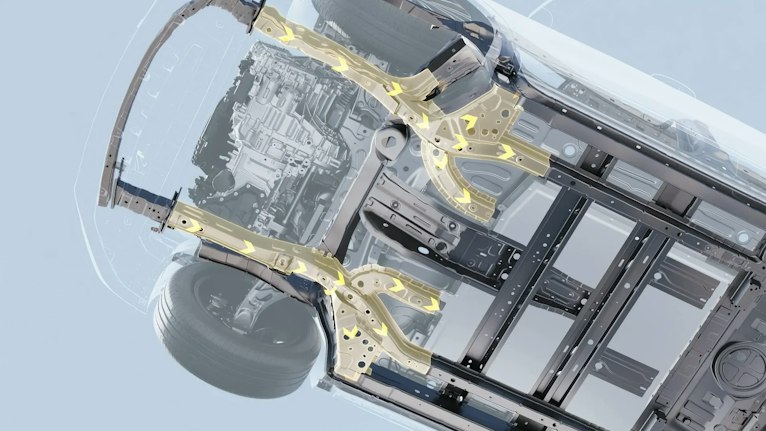 Geely Dreirichtungs-Struktur