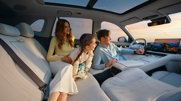 Geely E5 grosses Platzgefühl